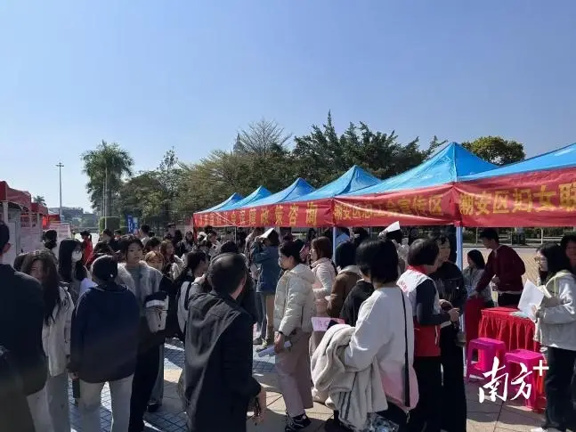 節後用工求職熱，潮安專場招聘會近500人達成就業意向
