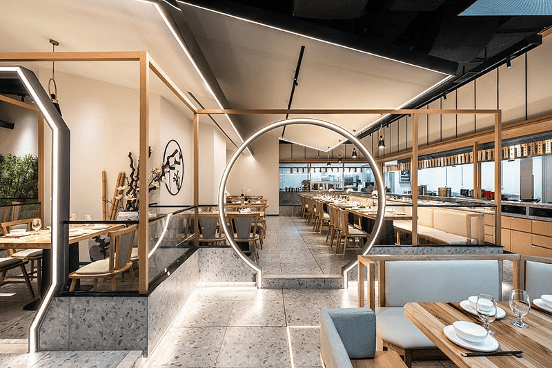 陝西餐飲裝修設計，陝西連鎖店裝修施工，陝西餐廳裝修設計
